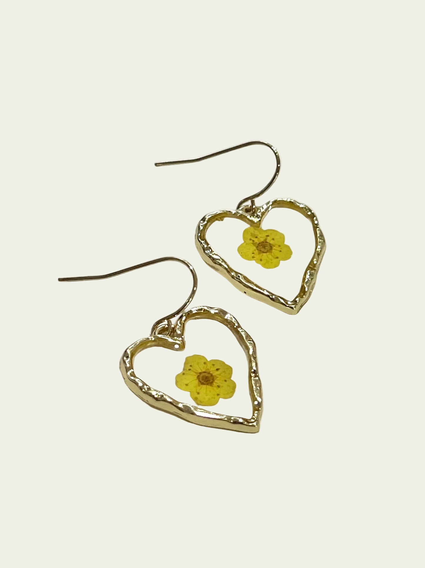 FLORAL HEART EARRINGS