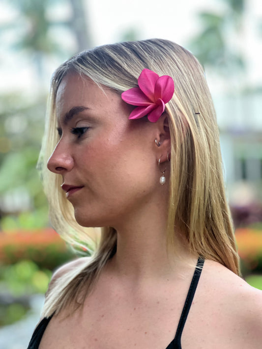 FRESHWATER PEARL HOOPS