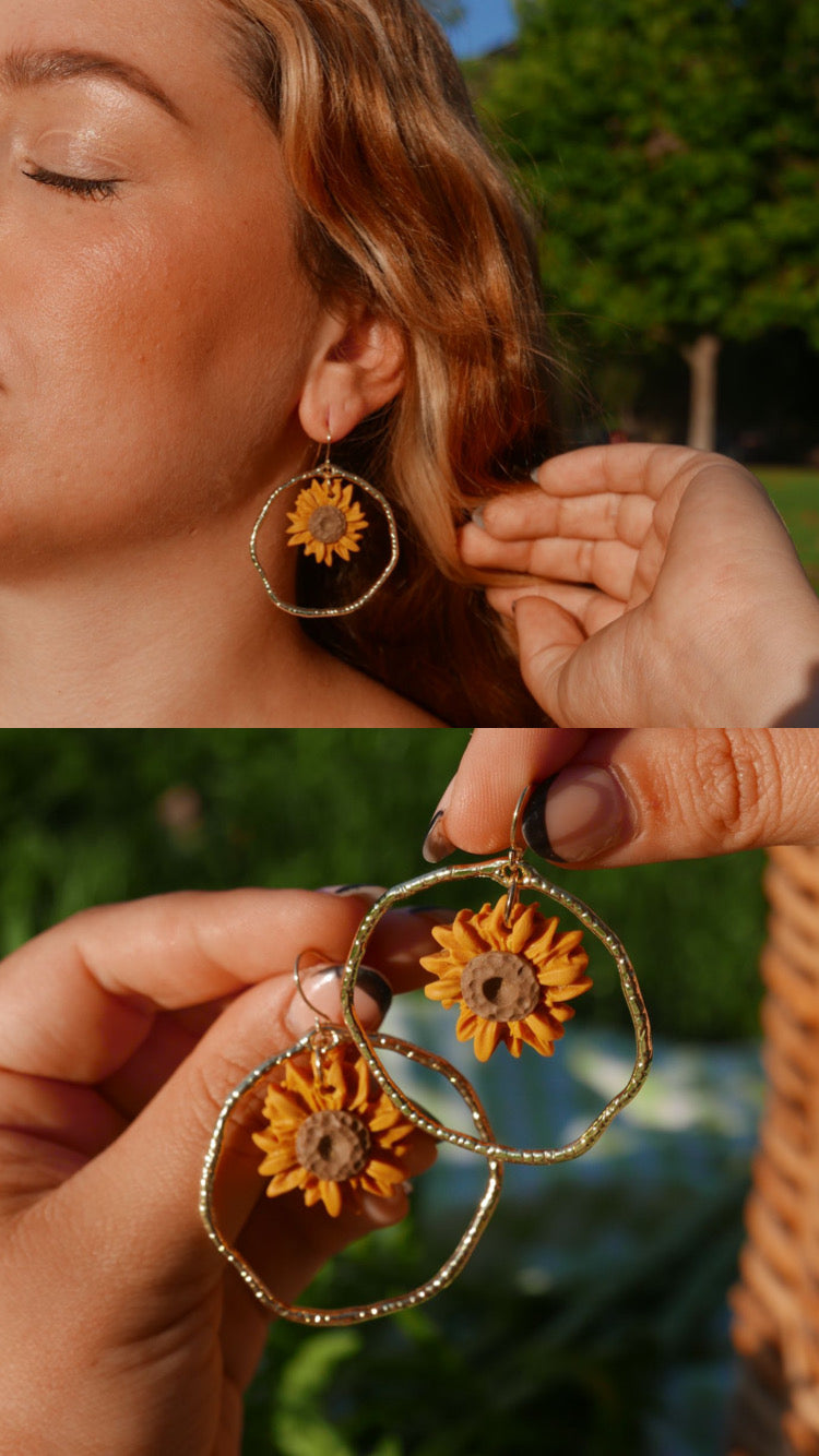 SUNFLOWER HOOPS