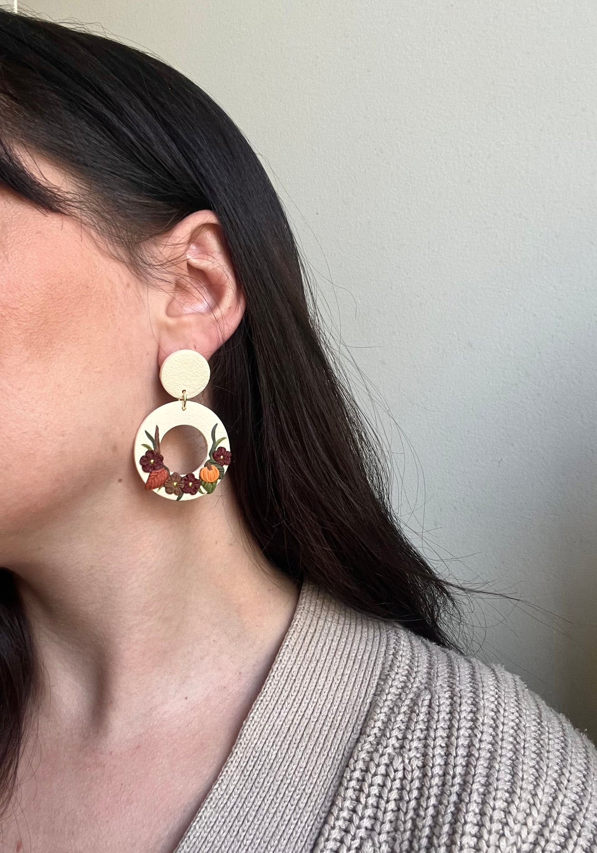 FALL HARVEST DANGLE - beige