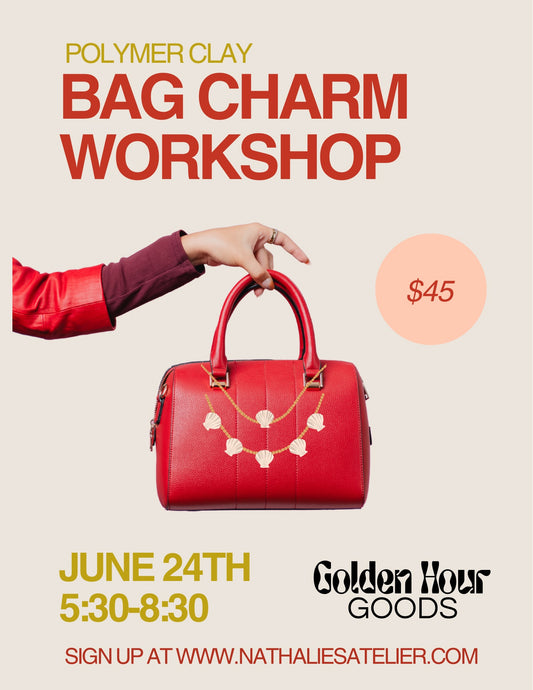 Clay Bag Charm Workshop 6/24