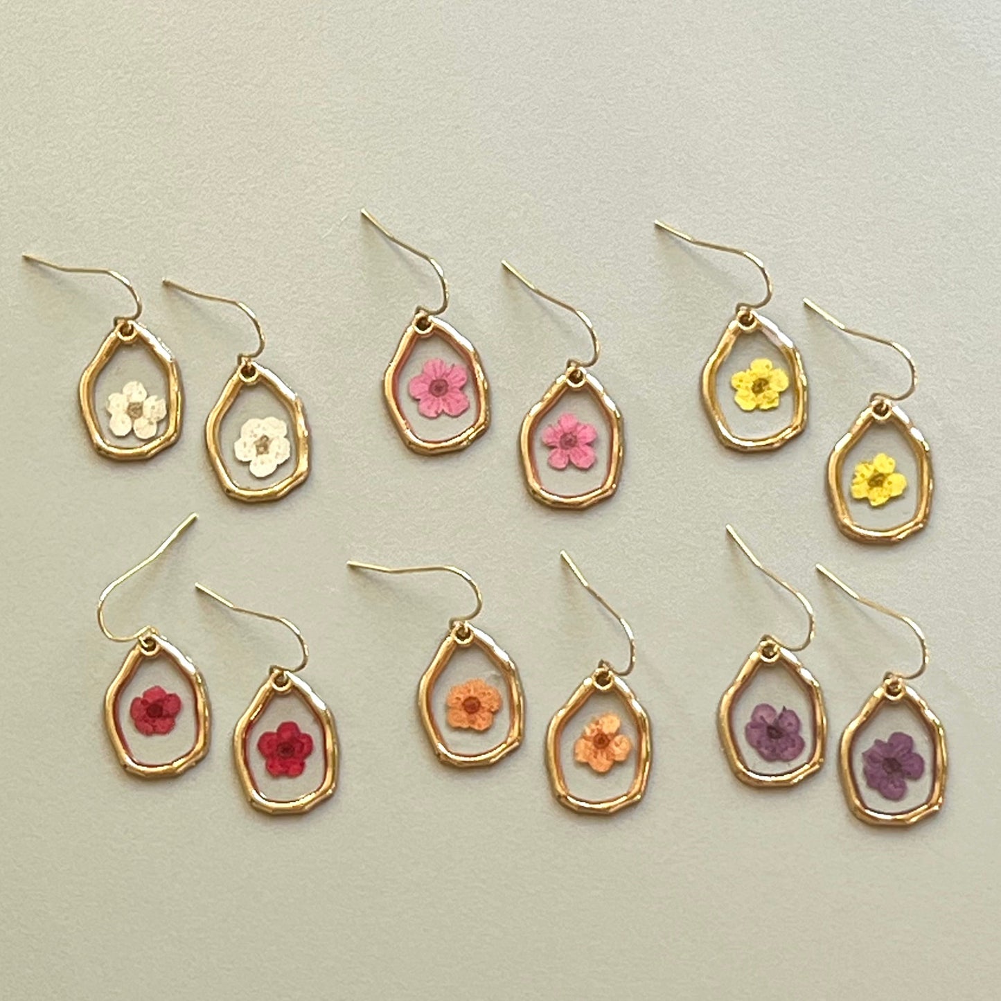 FLORAL DROP EARRINGS
