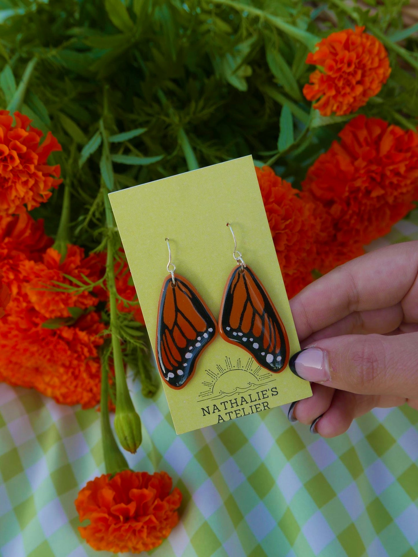 MONARCH BUTTERFLY EARRINGS