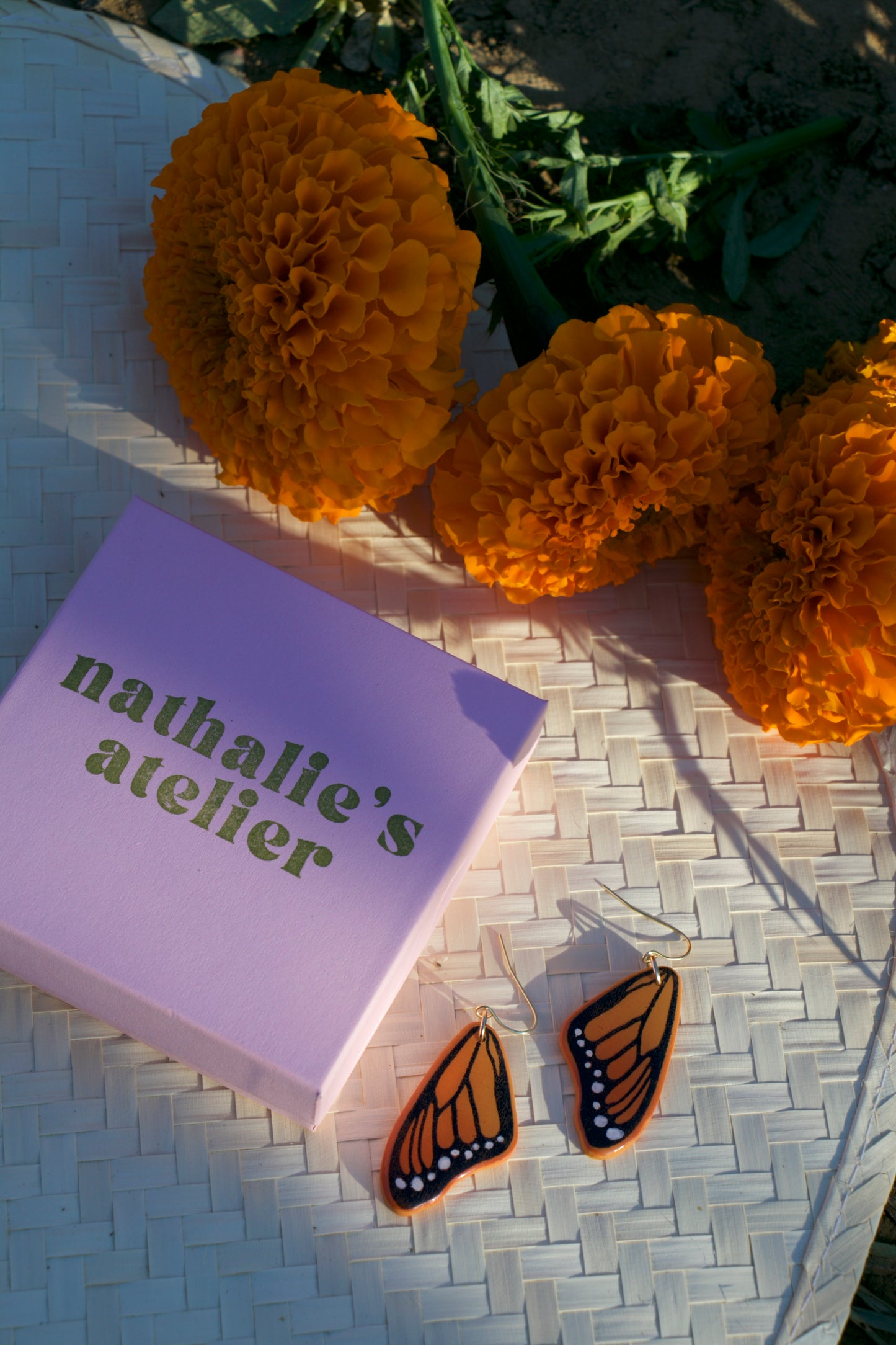 MONARCH BUTTERFLY EARRINGS