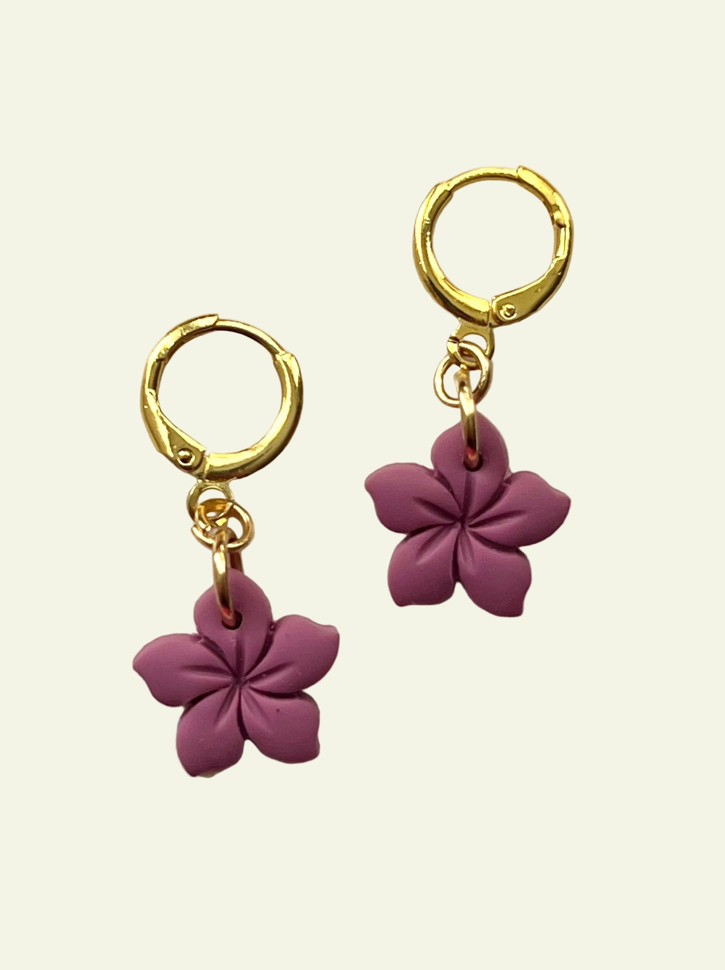 PLUMERIA EARRINGS