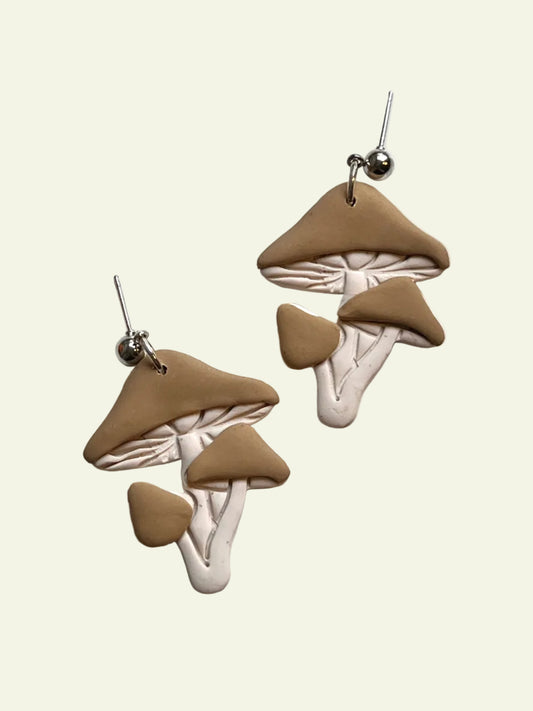 MUSHROOM DANGLE beige