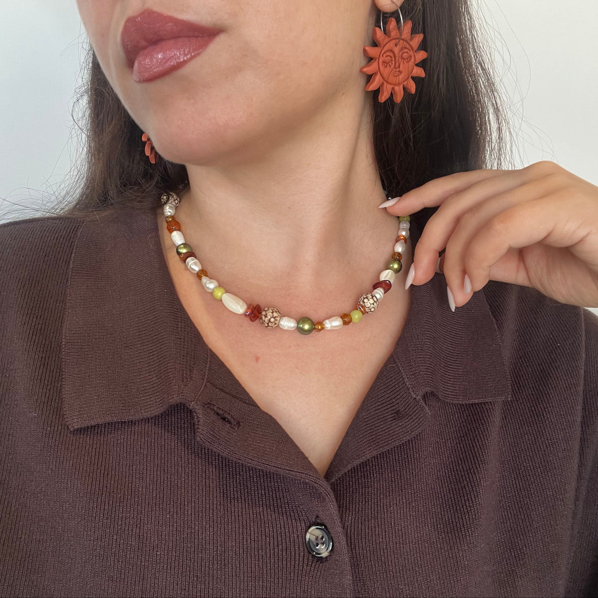 VINTAGE BEAD CHOKER