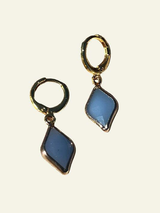 BLUE DROP EARRINGS