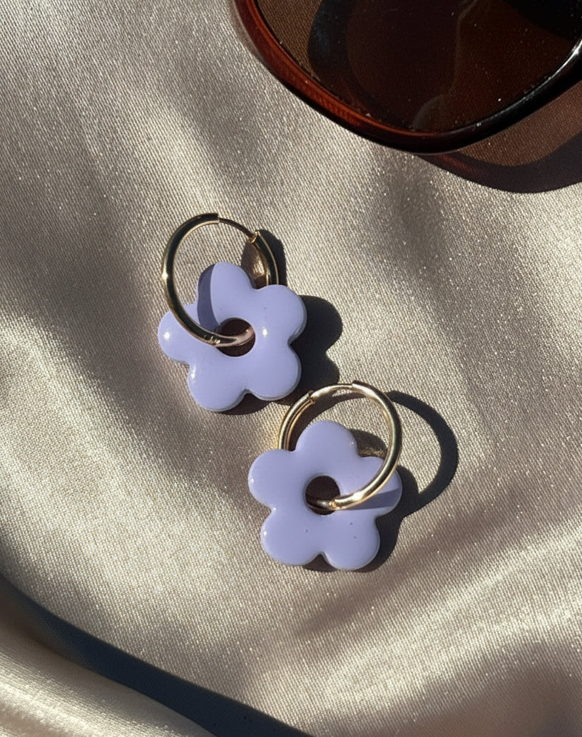 CLAY FLOWER CHARMS