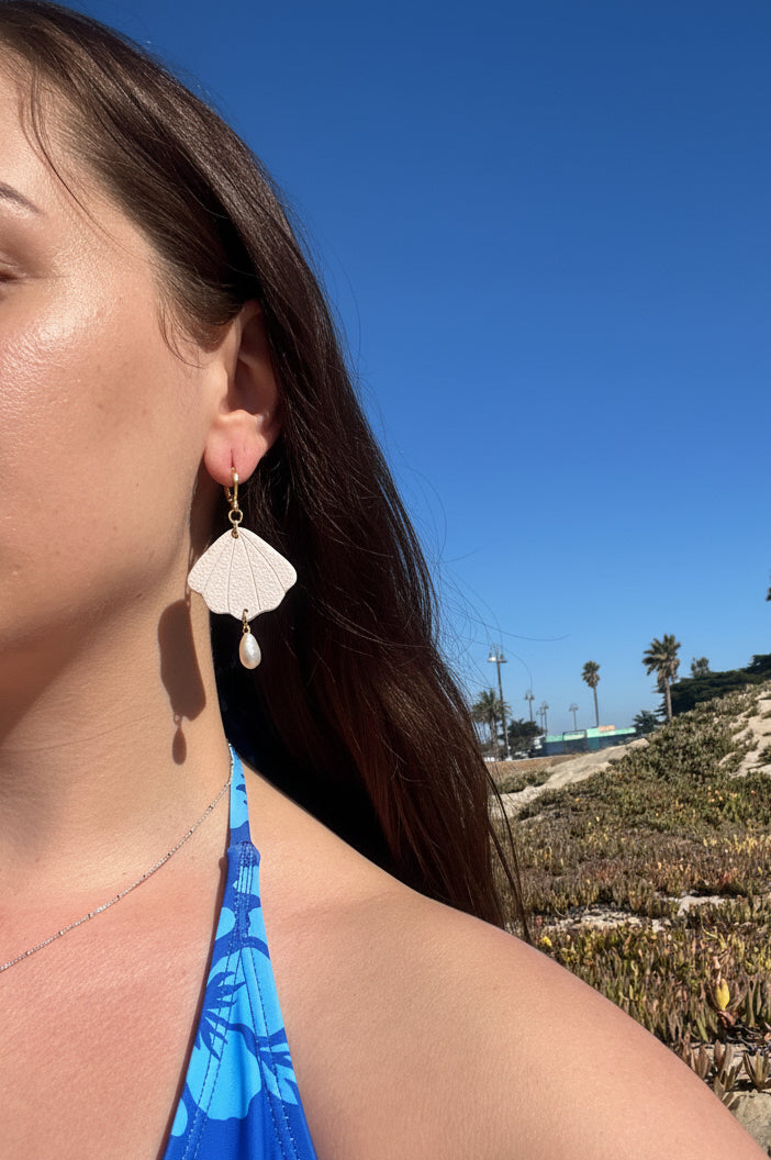 SHELL DROP EARRINGS